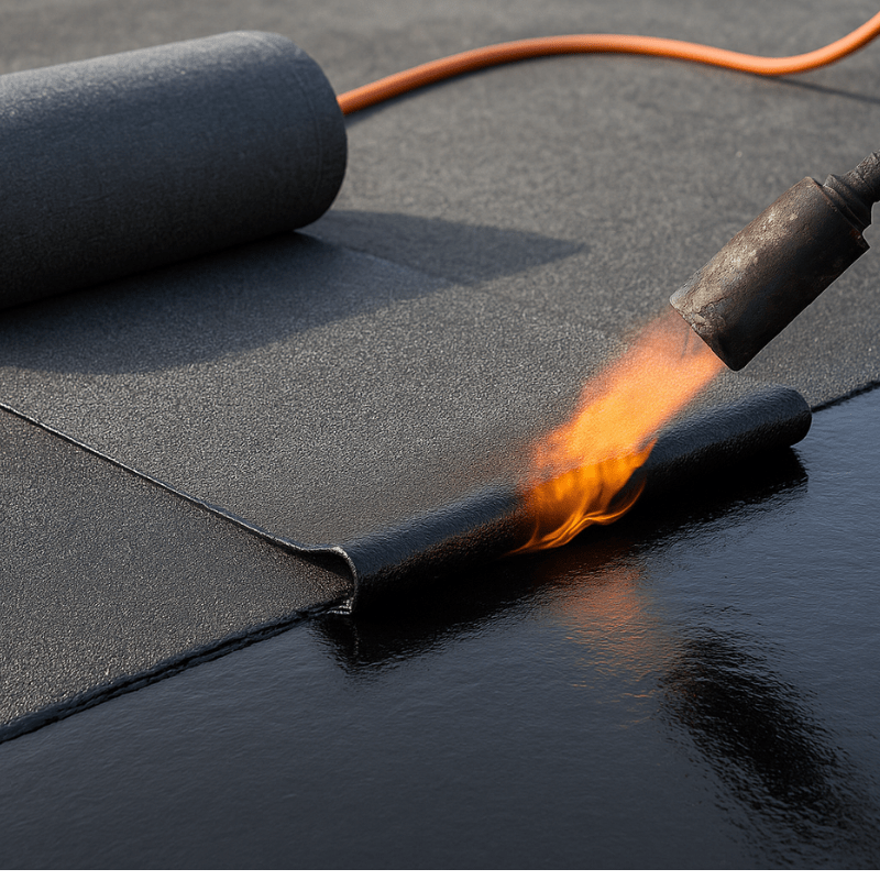 Aplicación de tapetes prefabricados